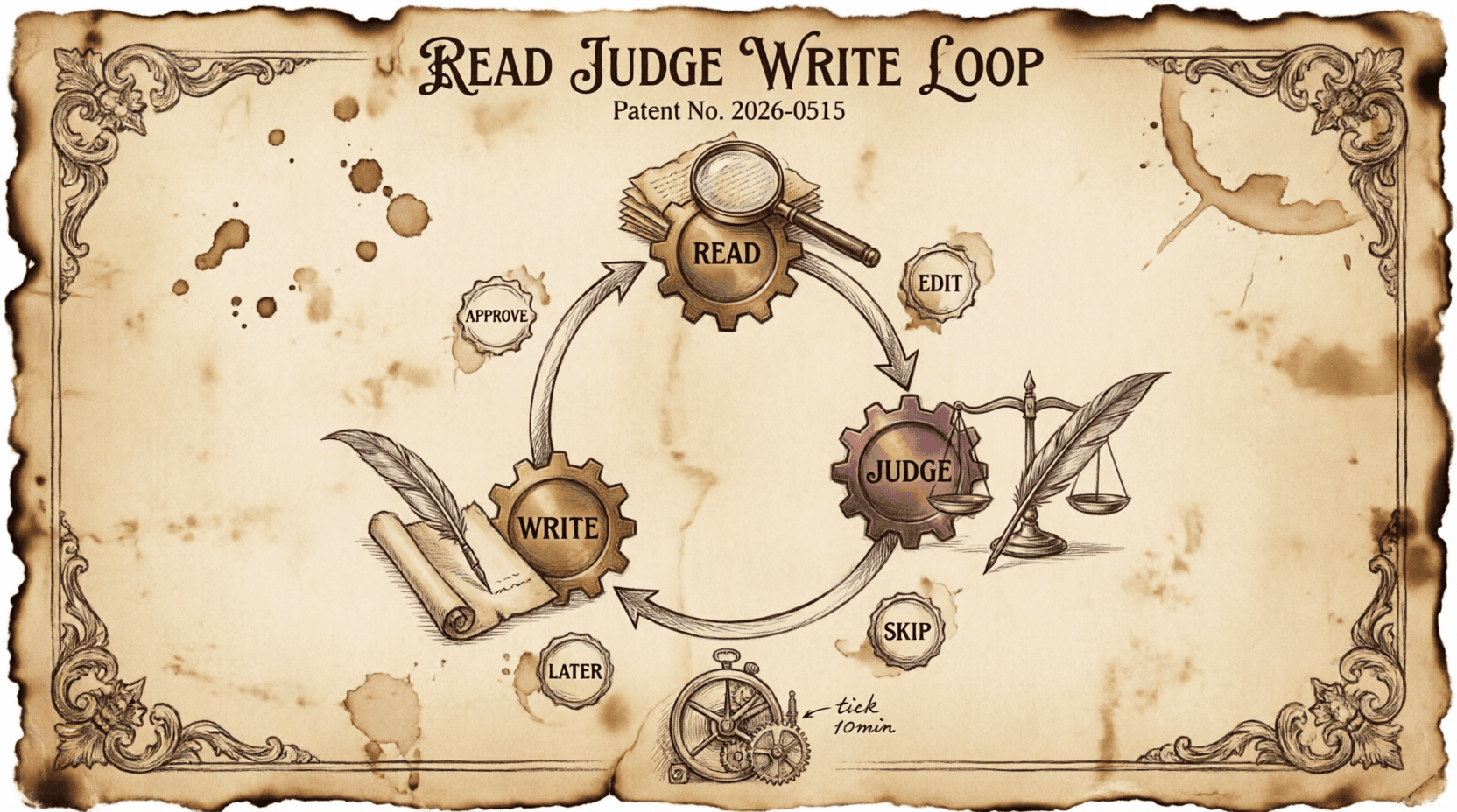 Read Judge Write Loop — Patent No. 2026-0515