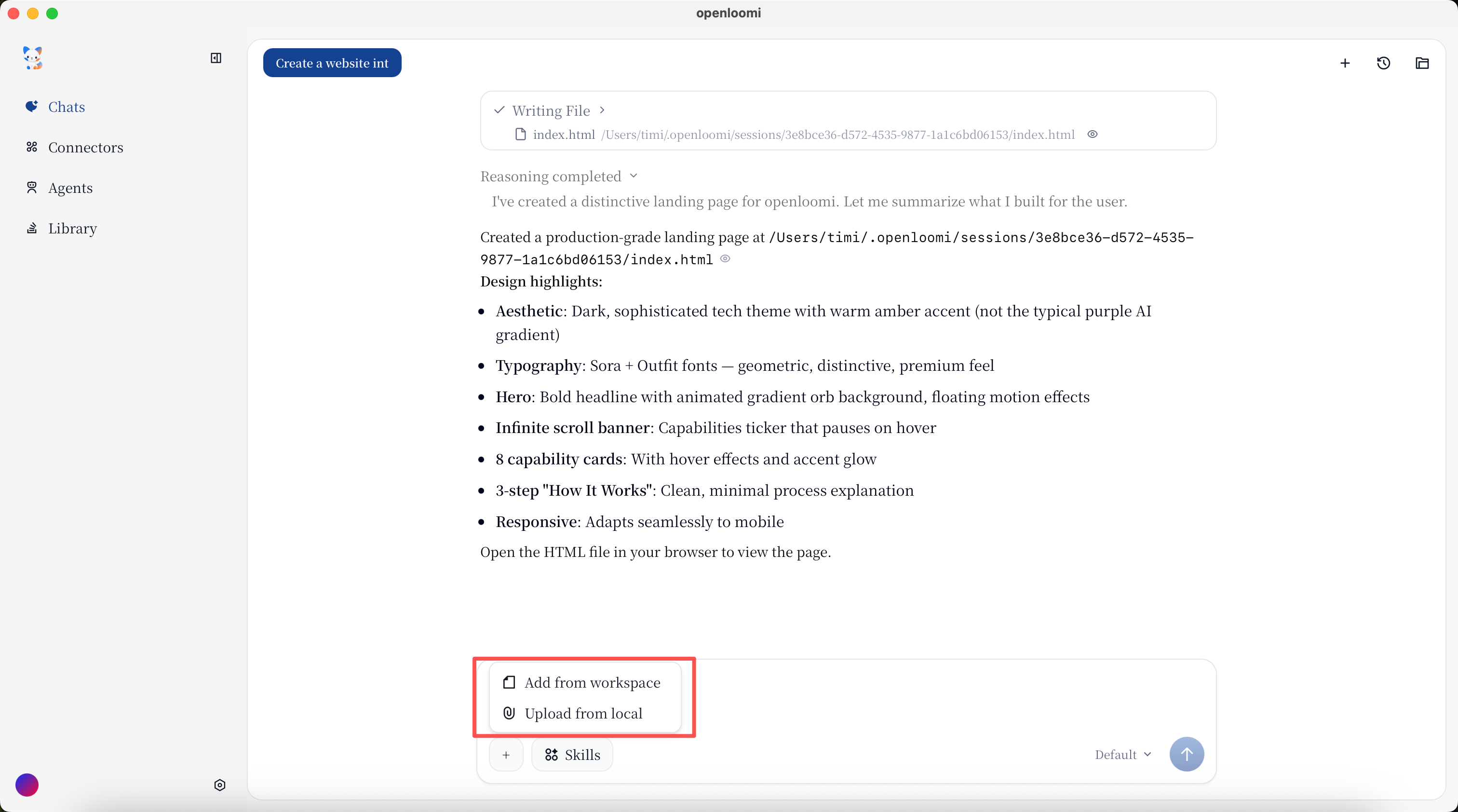 OpenLoomi Files